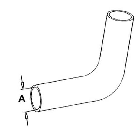 Aftermarket New Lower Radiator Hose Made Fits Case-IH Tractor Models 454 464 2" ID 402188R1